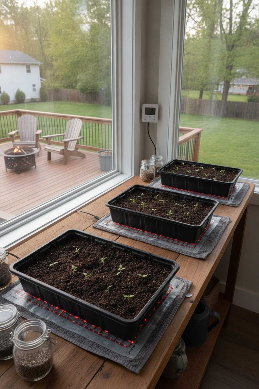 heated propagation mat system