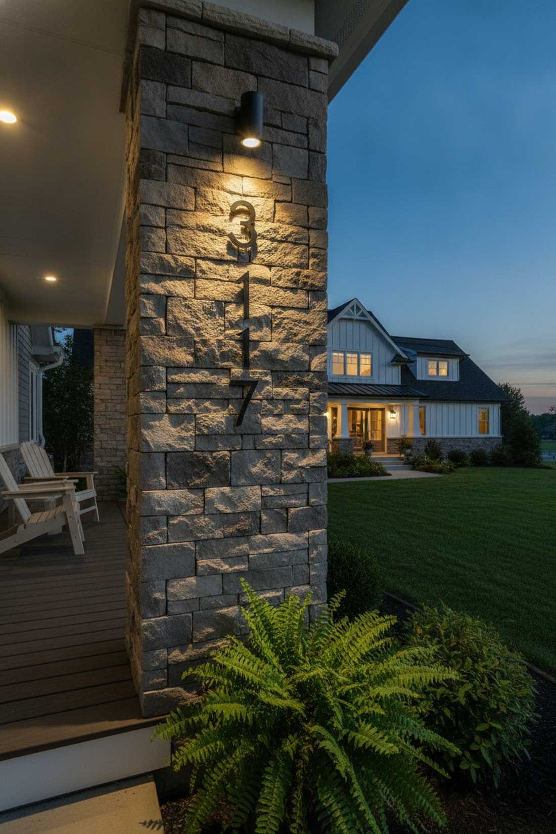 house number illumination