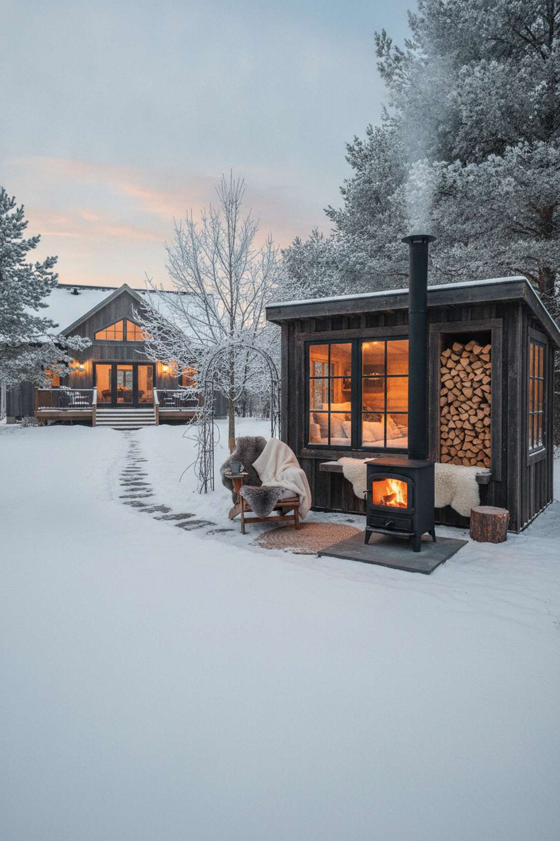 hygge inspired garden house