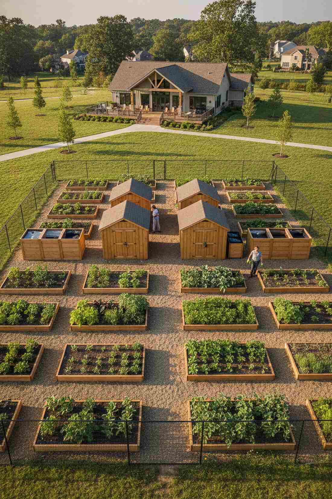 individual allotment gardens
