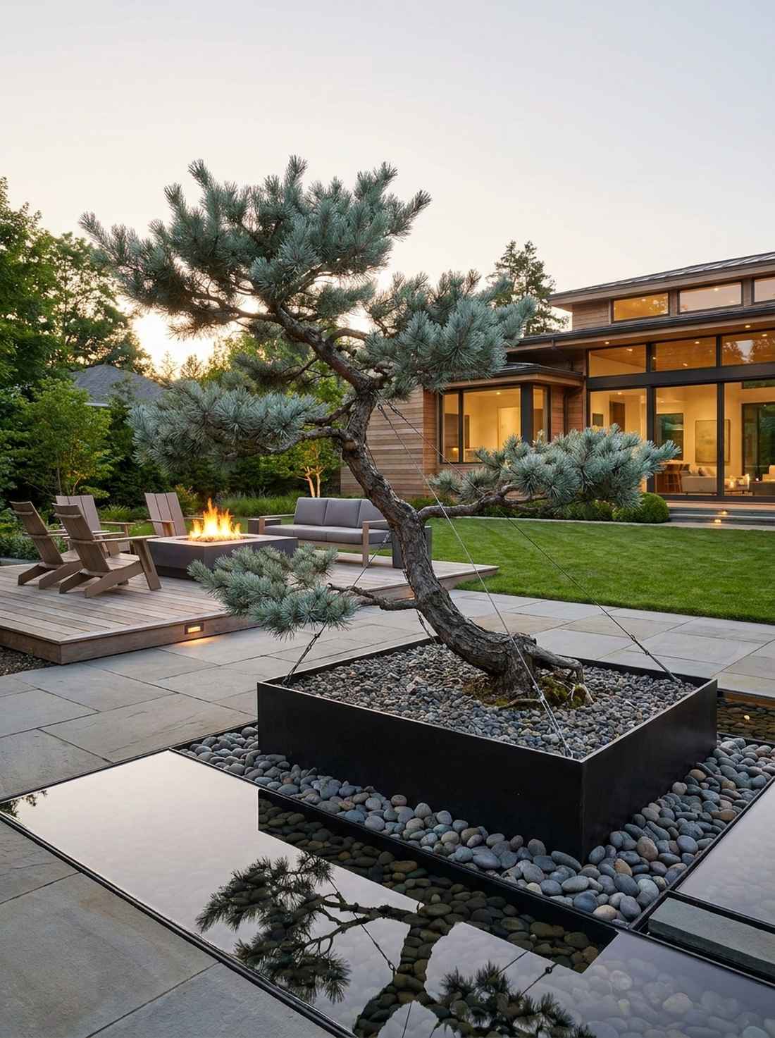japanese white pine accent