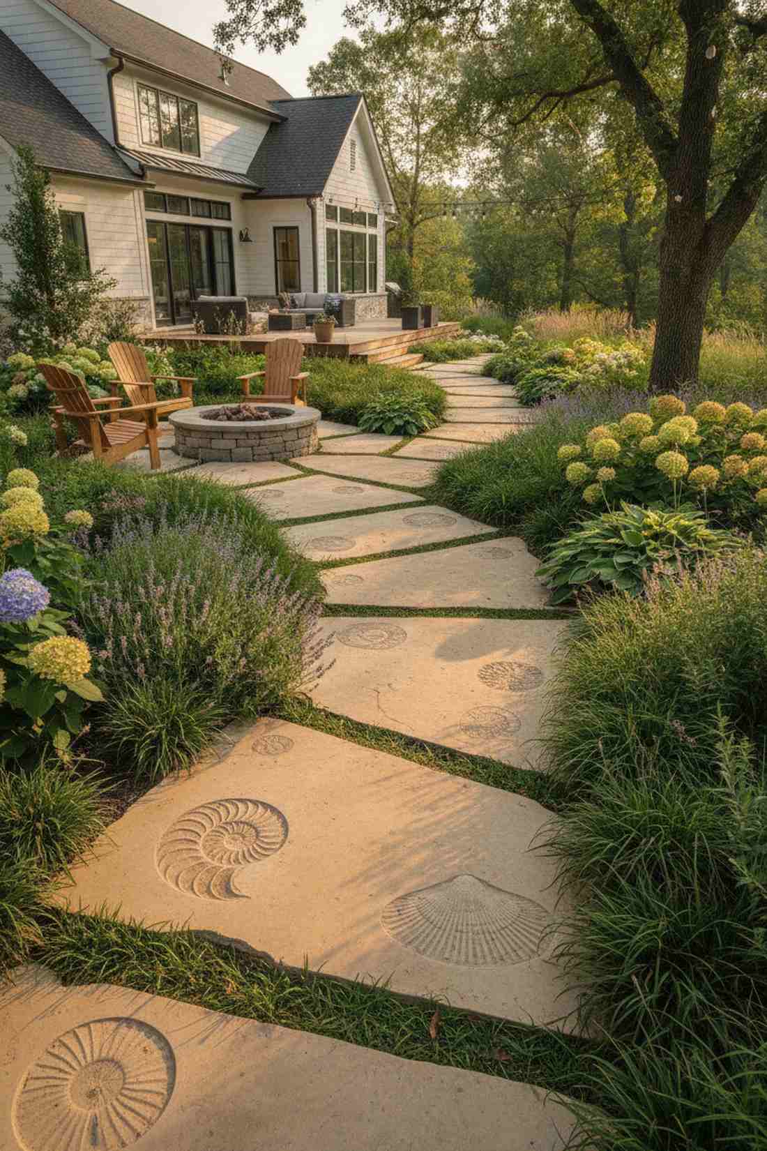 limestone fossil steppers