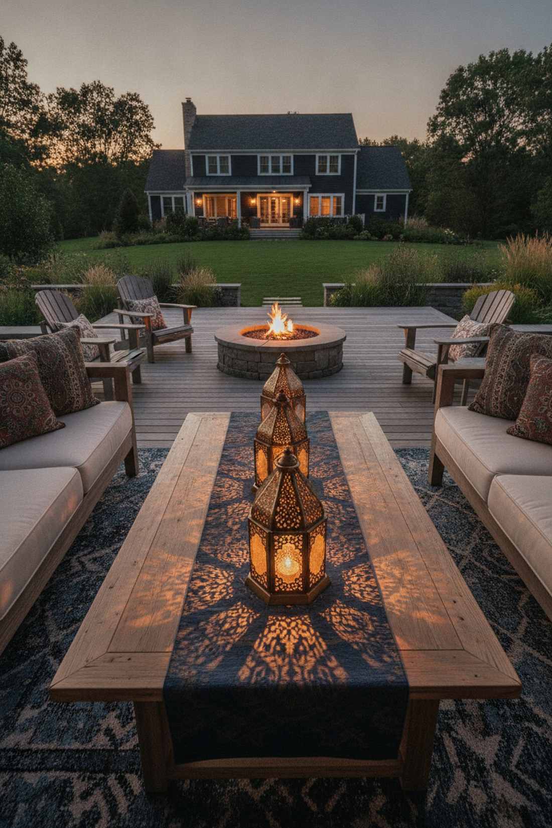 moroccan lantern arrangement