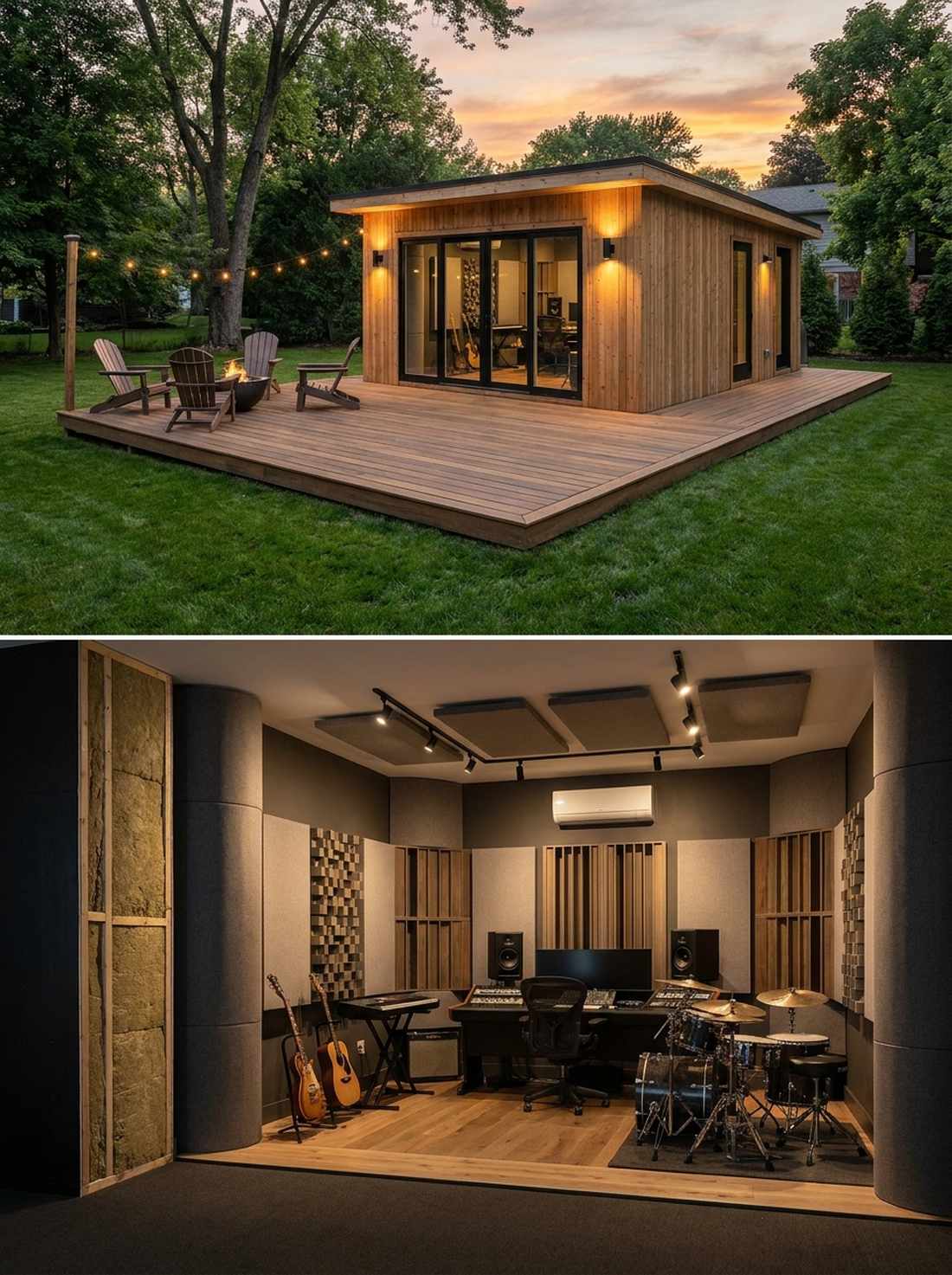 music recording studio