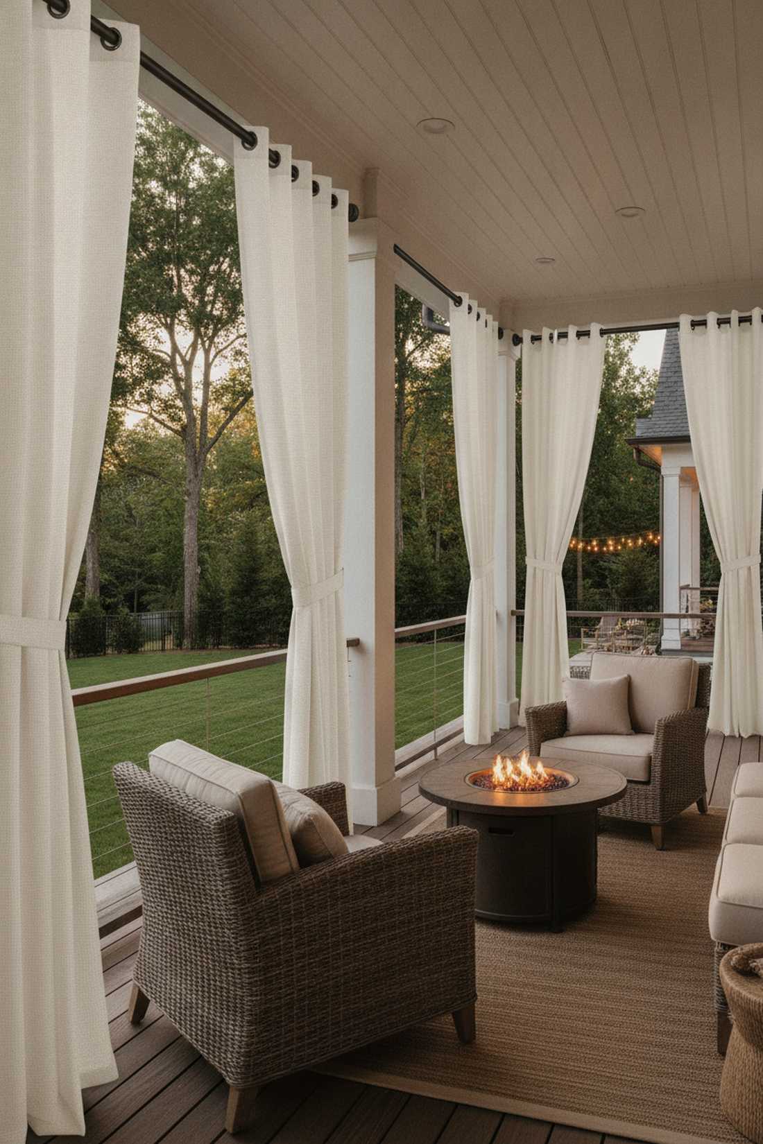 outdoor curtain panels