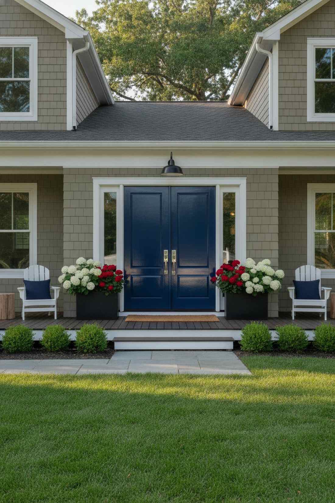 painted door focal point