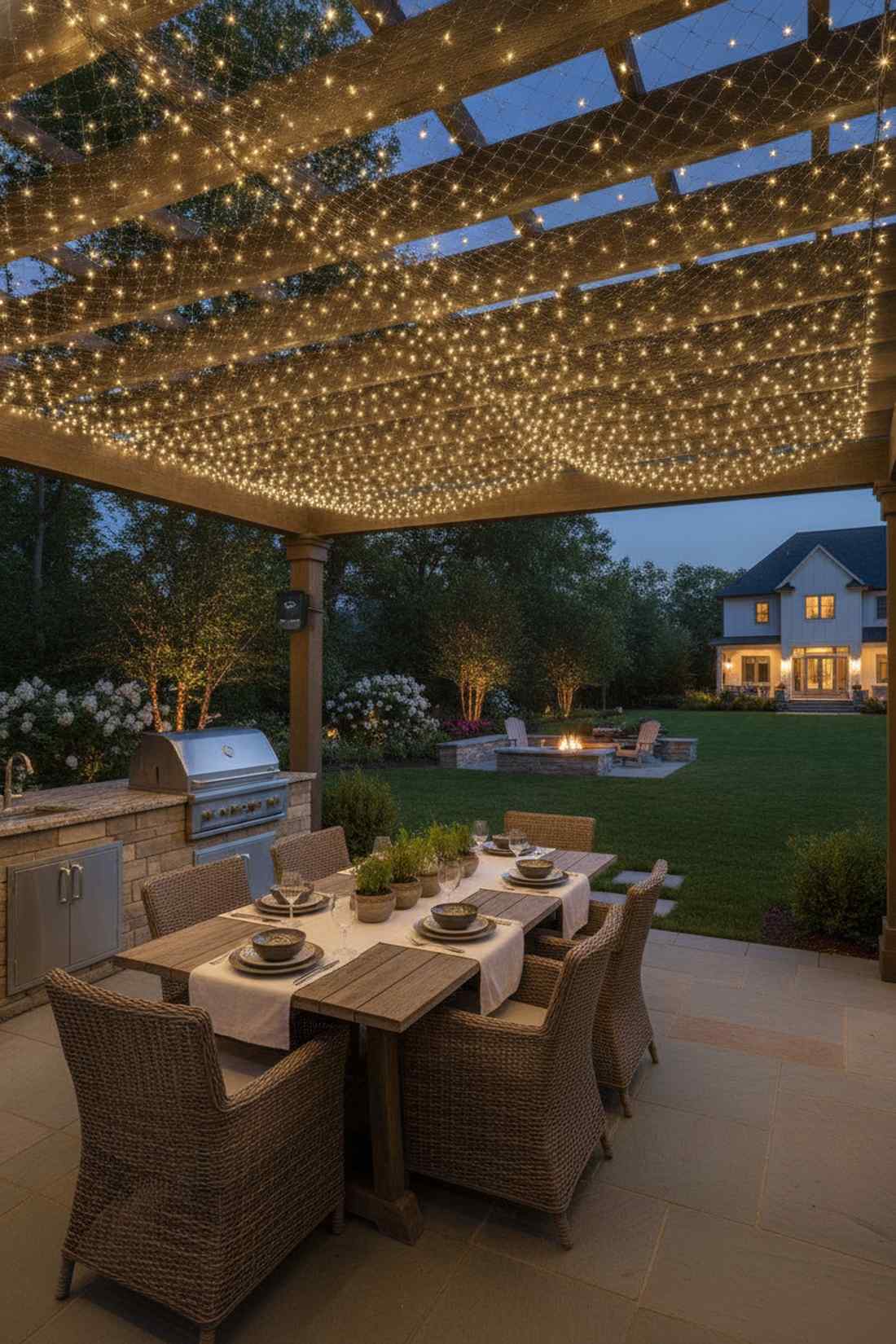pergola canopy netting