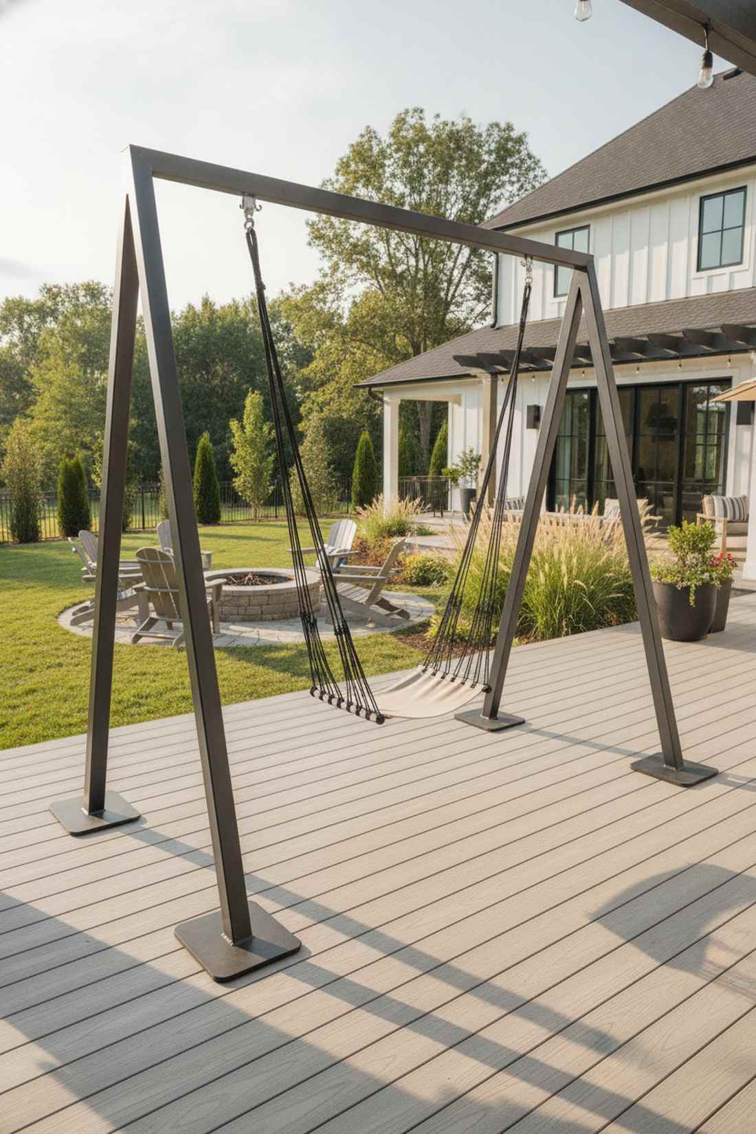 portable steel swing frame