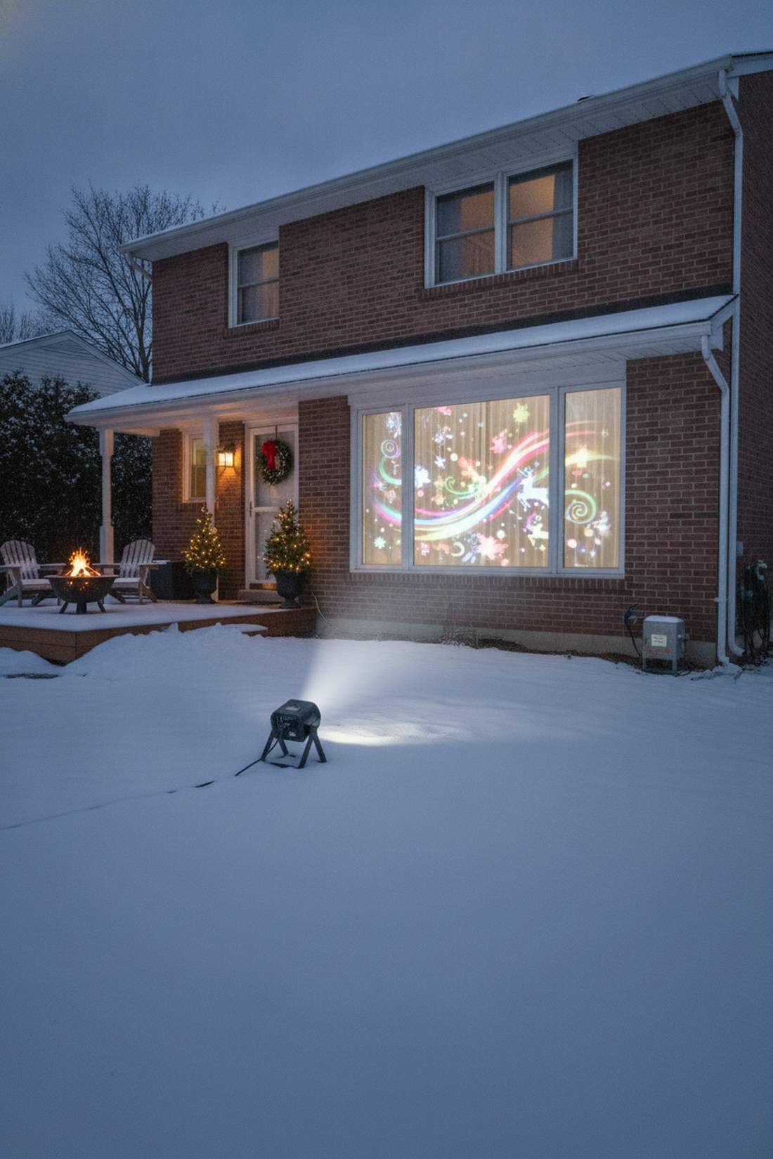 projection light window animations