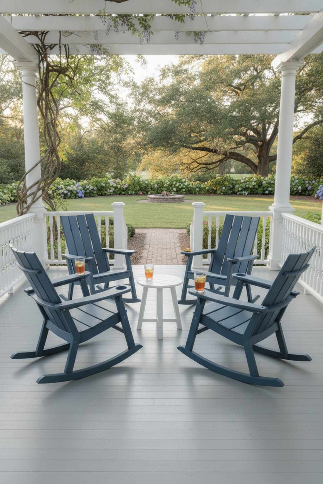 rocking chair conversation grouping