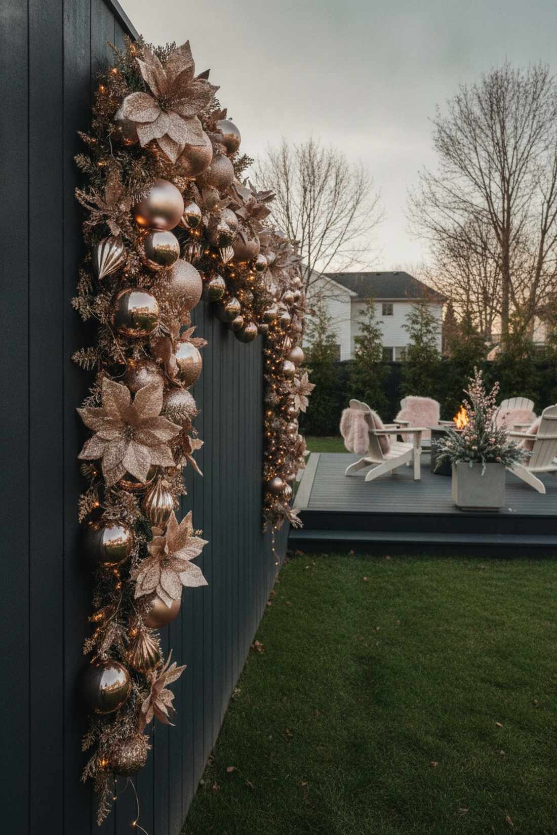 rose gold and blush