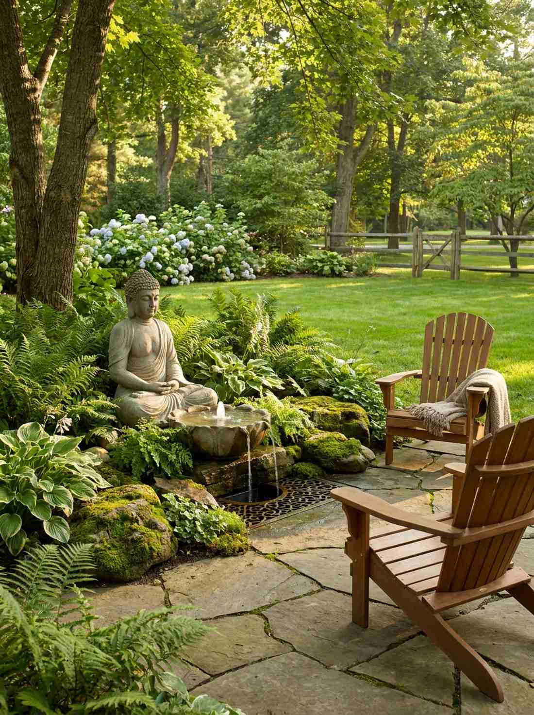 seated buddha with lotus bowl