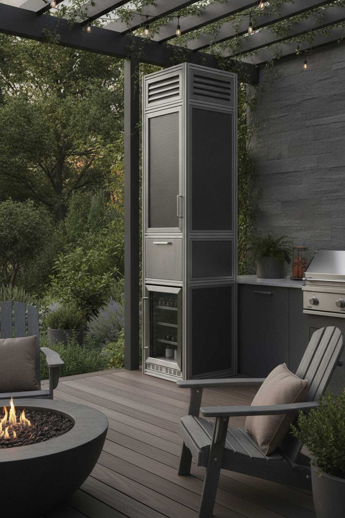 stacked appliance tower
