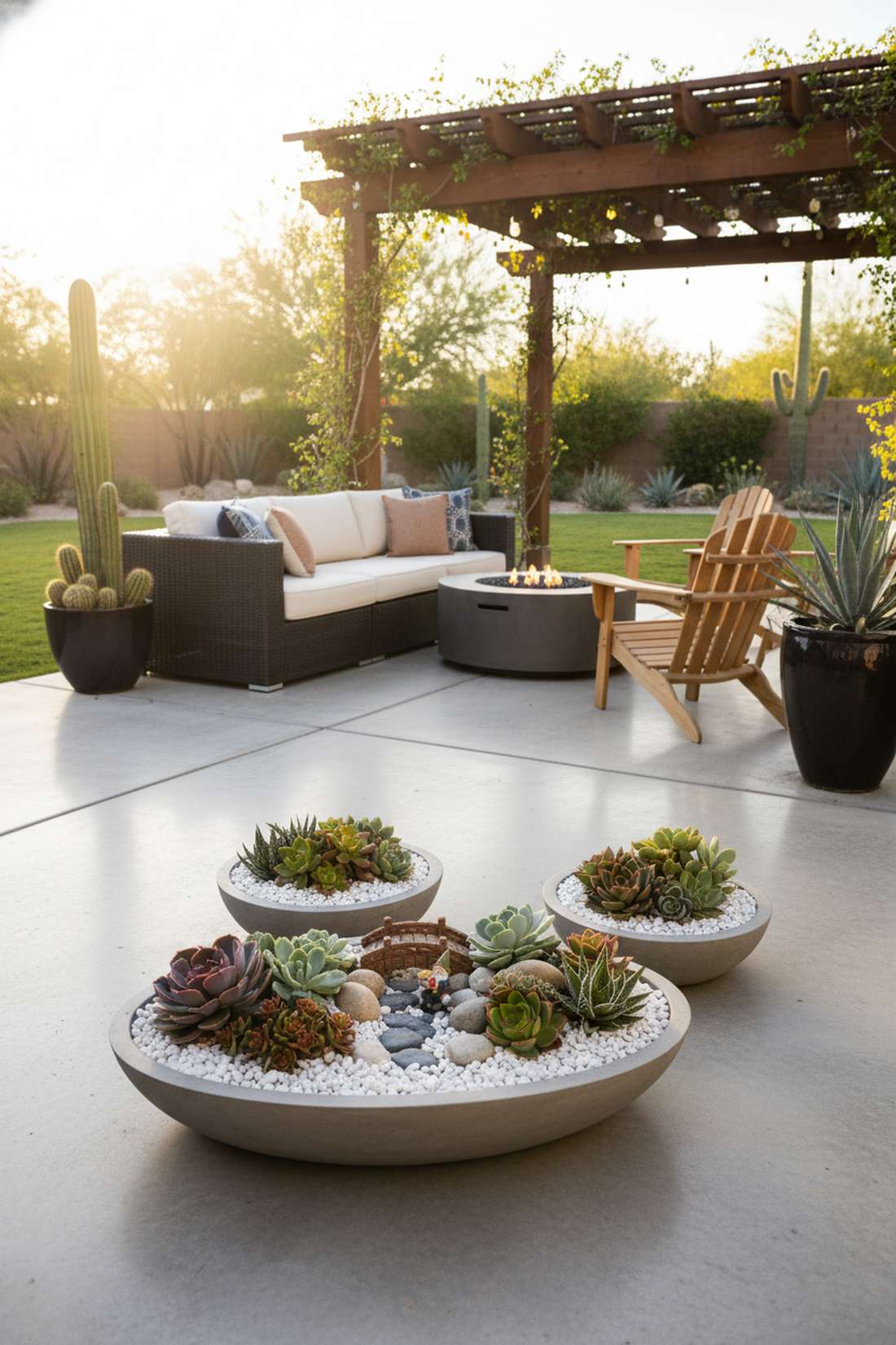 succulent mini gardens