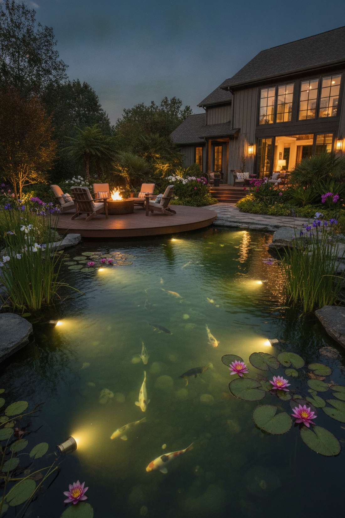 underwater lighting for pond marginals