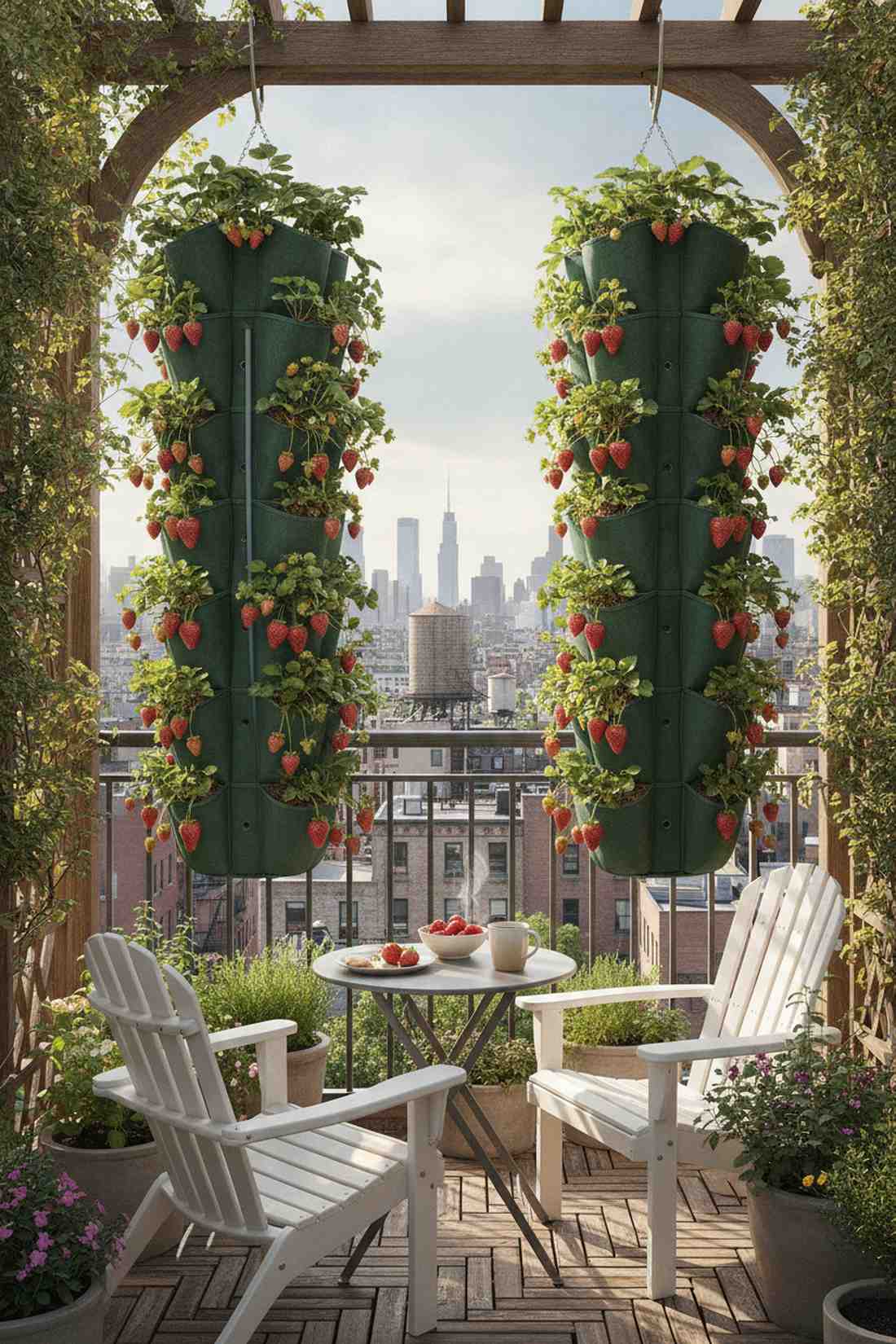 vertical strawberry planters