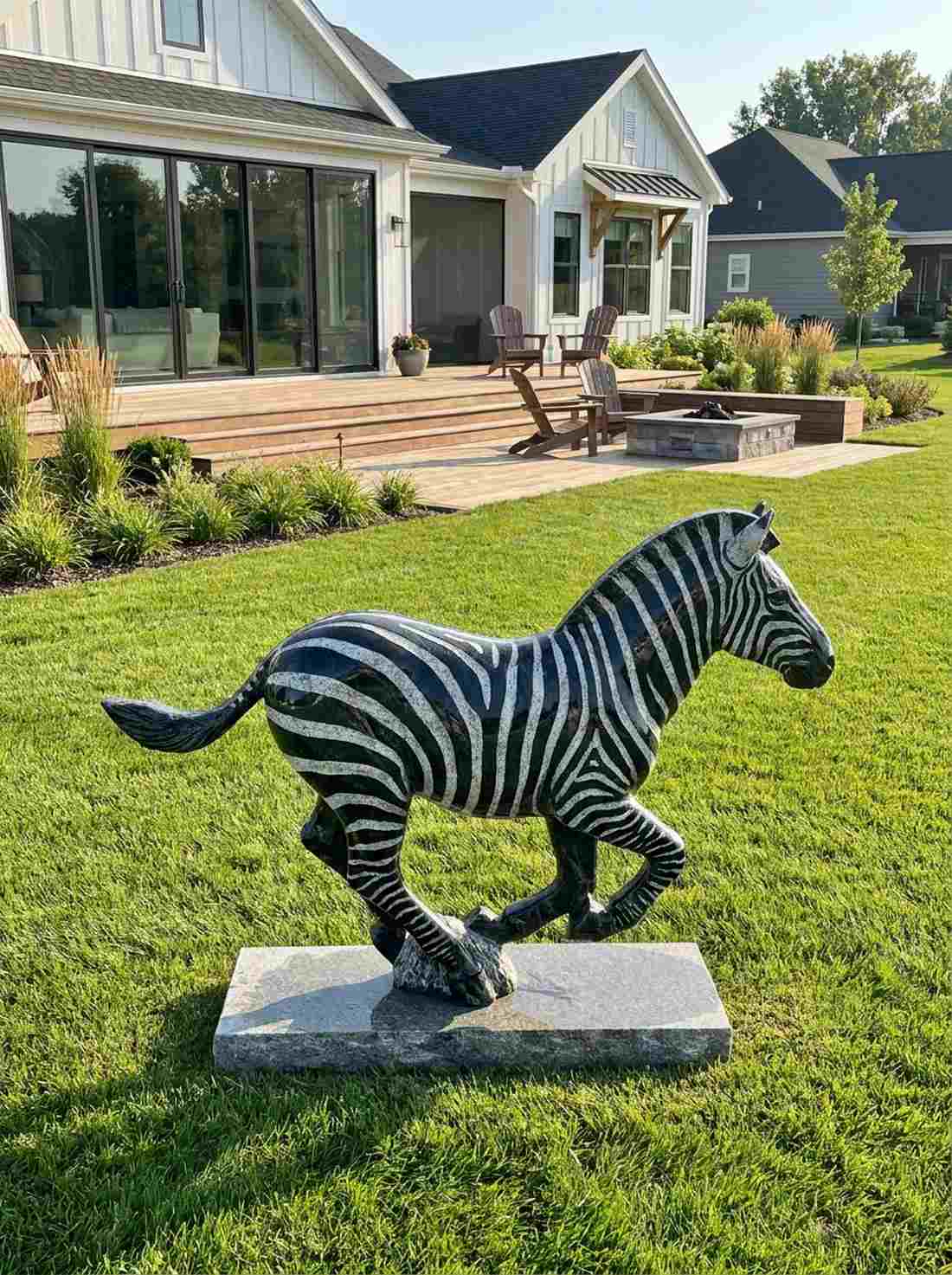 zebra in motion