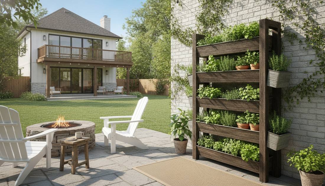 239 patio herb garden vertical