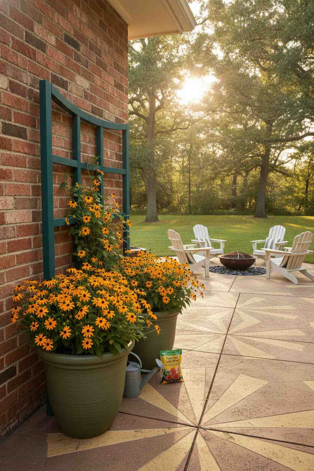 black eyed susan vine cheerful color
