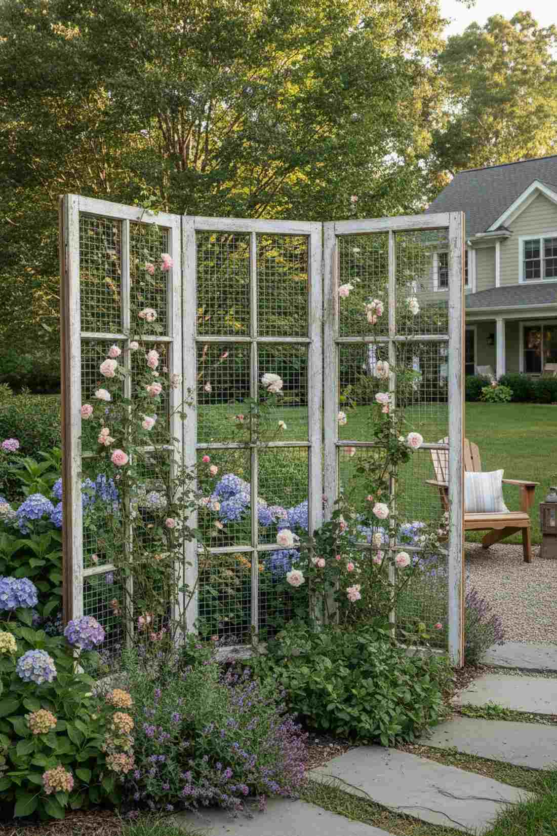 chicken wire window frame screen