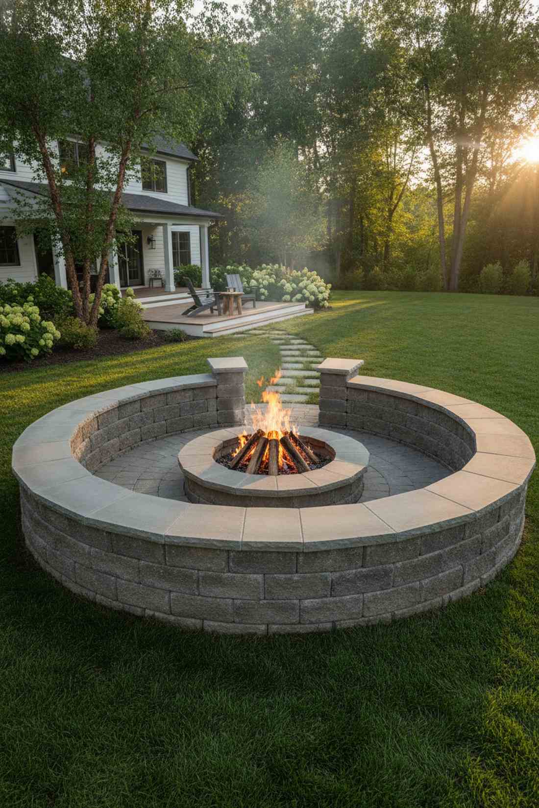 continuous circular seat wall