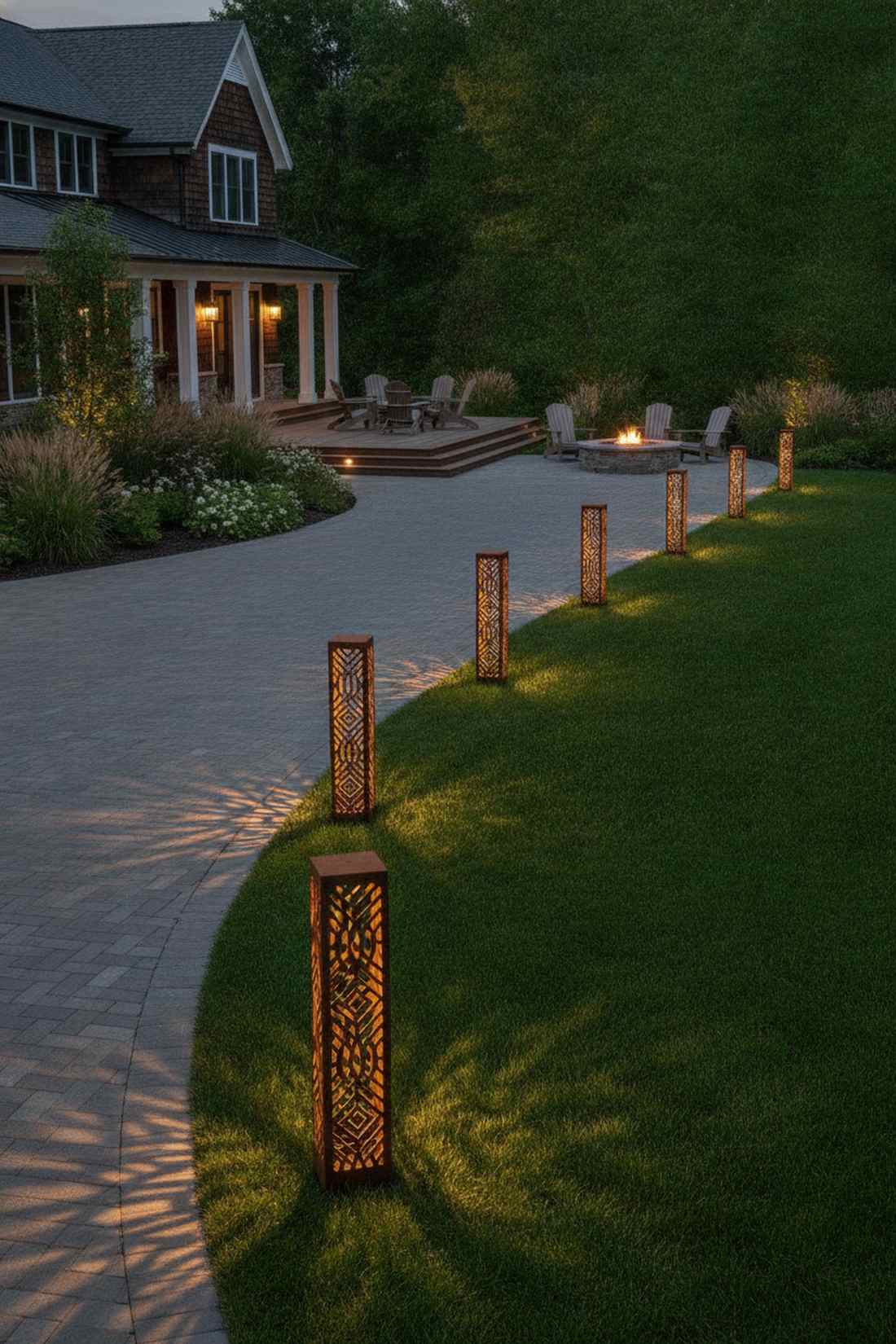 decorative pattern bollards