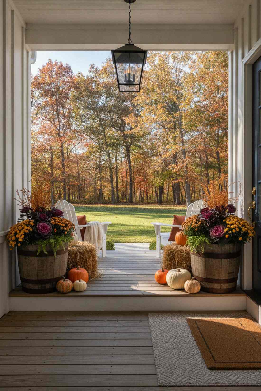 fall transition warm tones