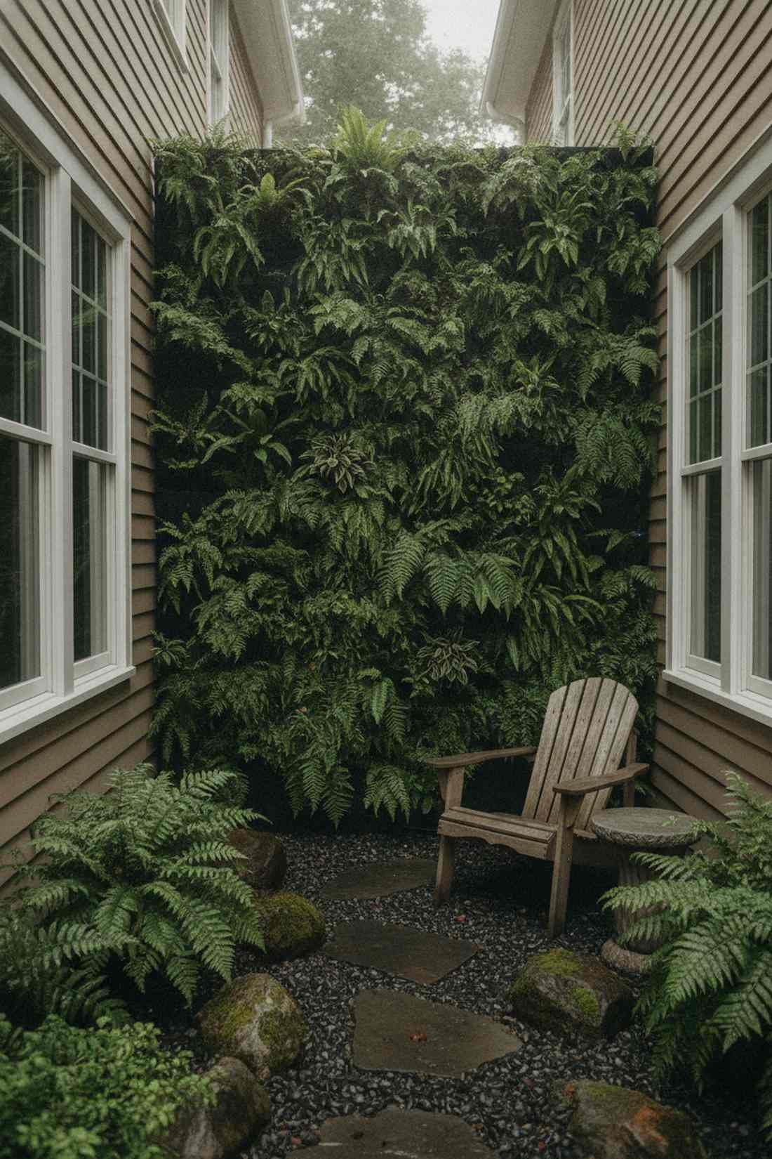 fern tapestry walls