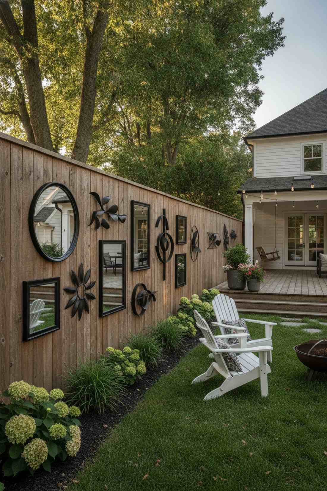 metal art and mirror gallery mix