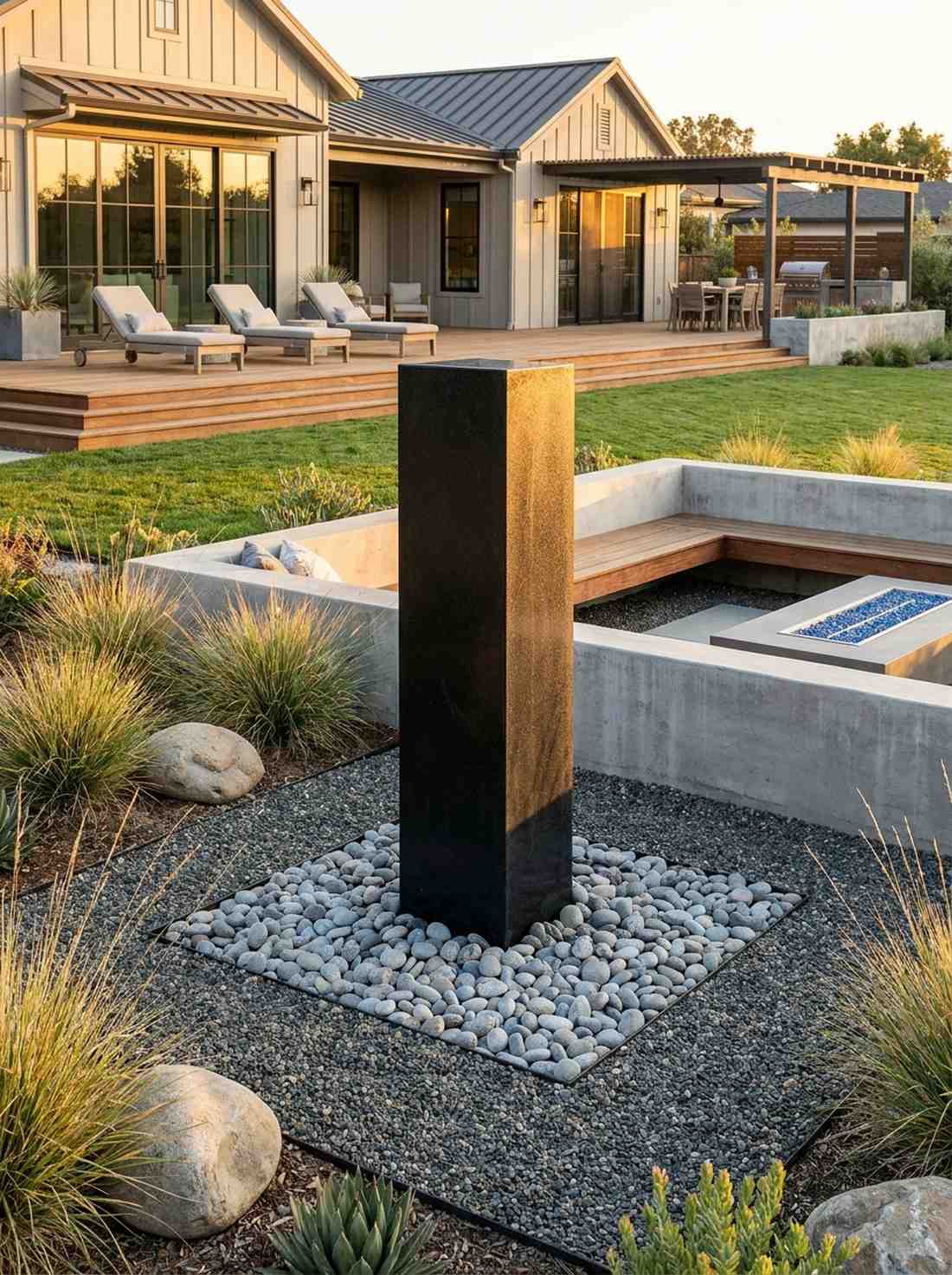 minimalist vertical monolith