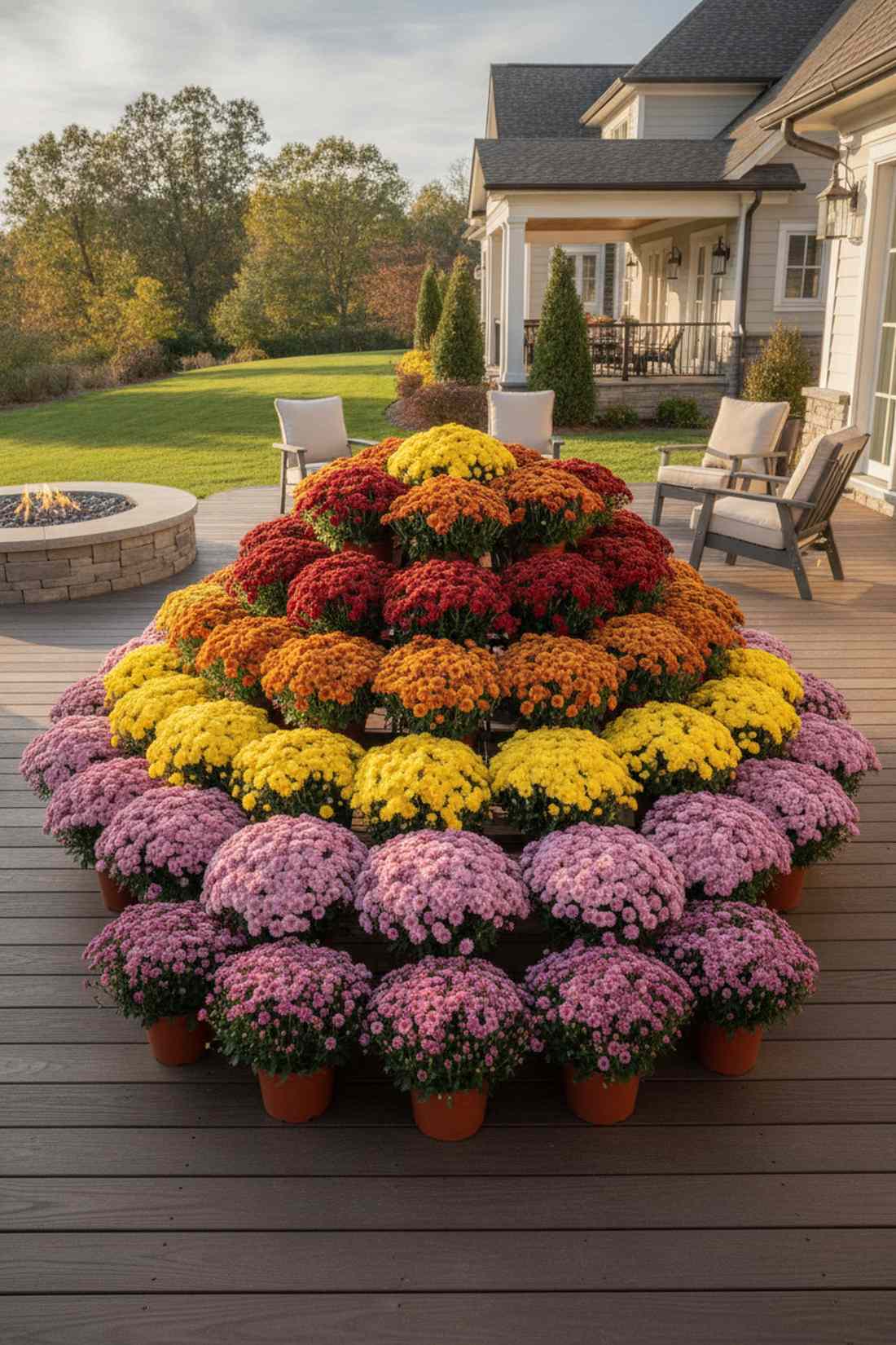mum rainbow cascade