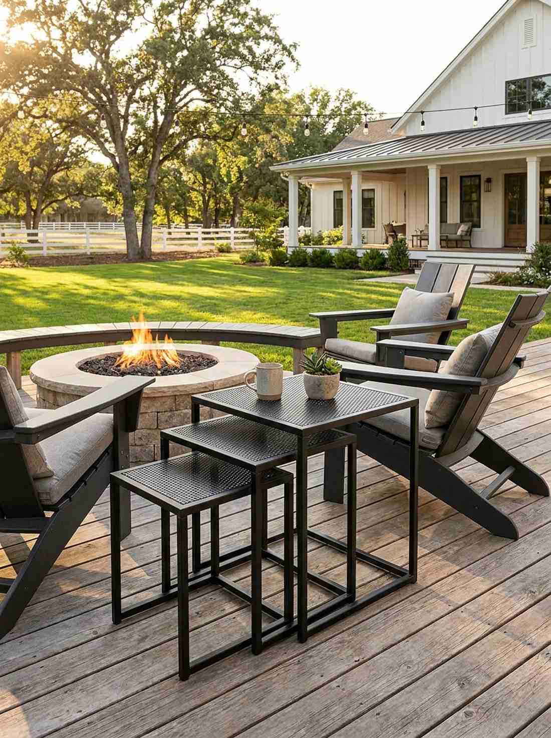 nesting table set