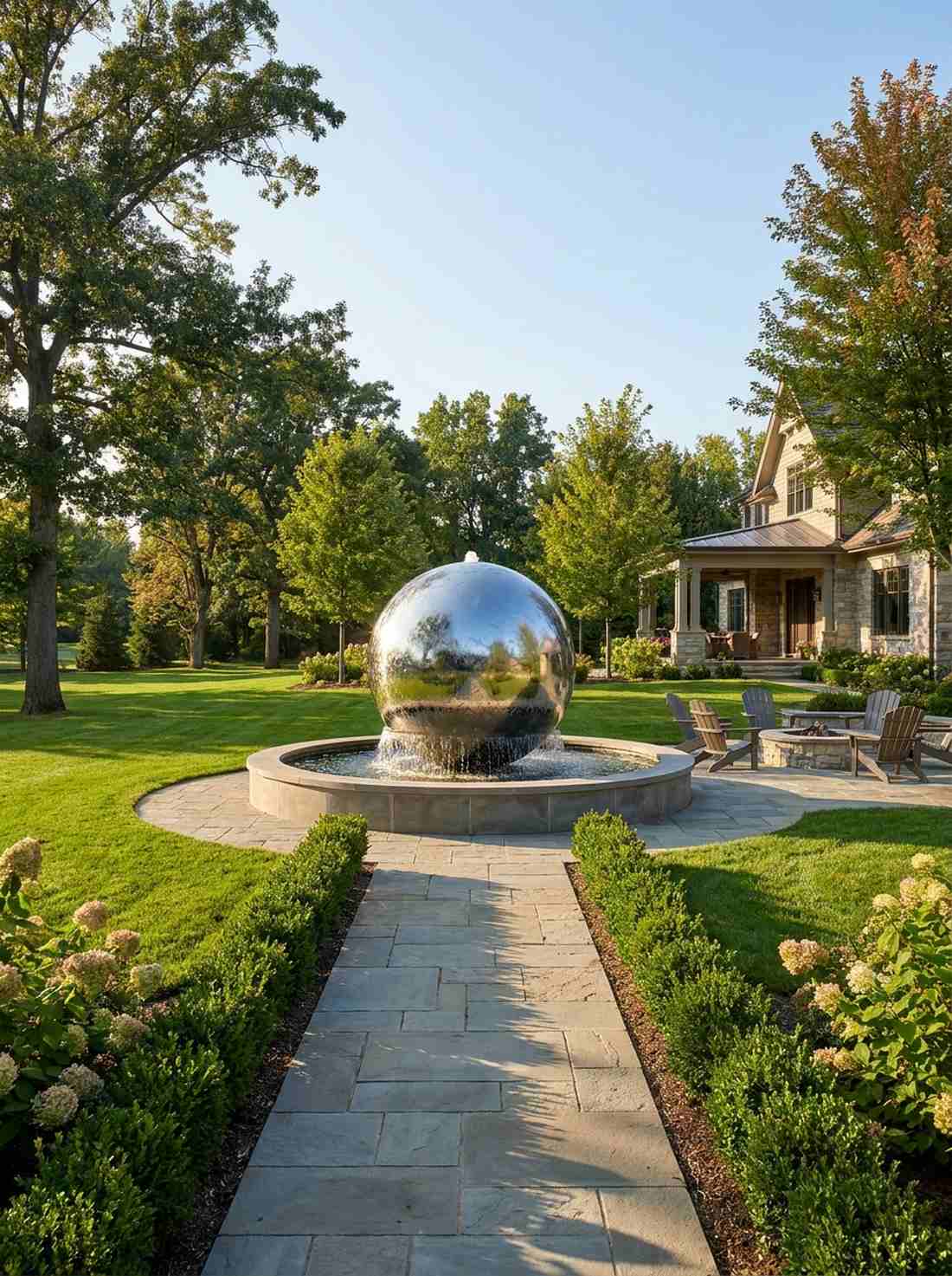 oversized statement sphere
