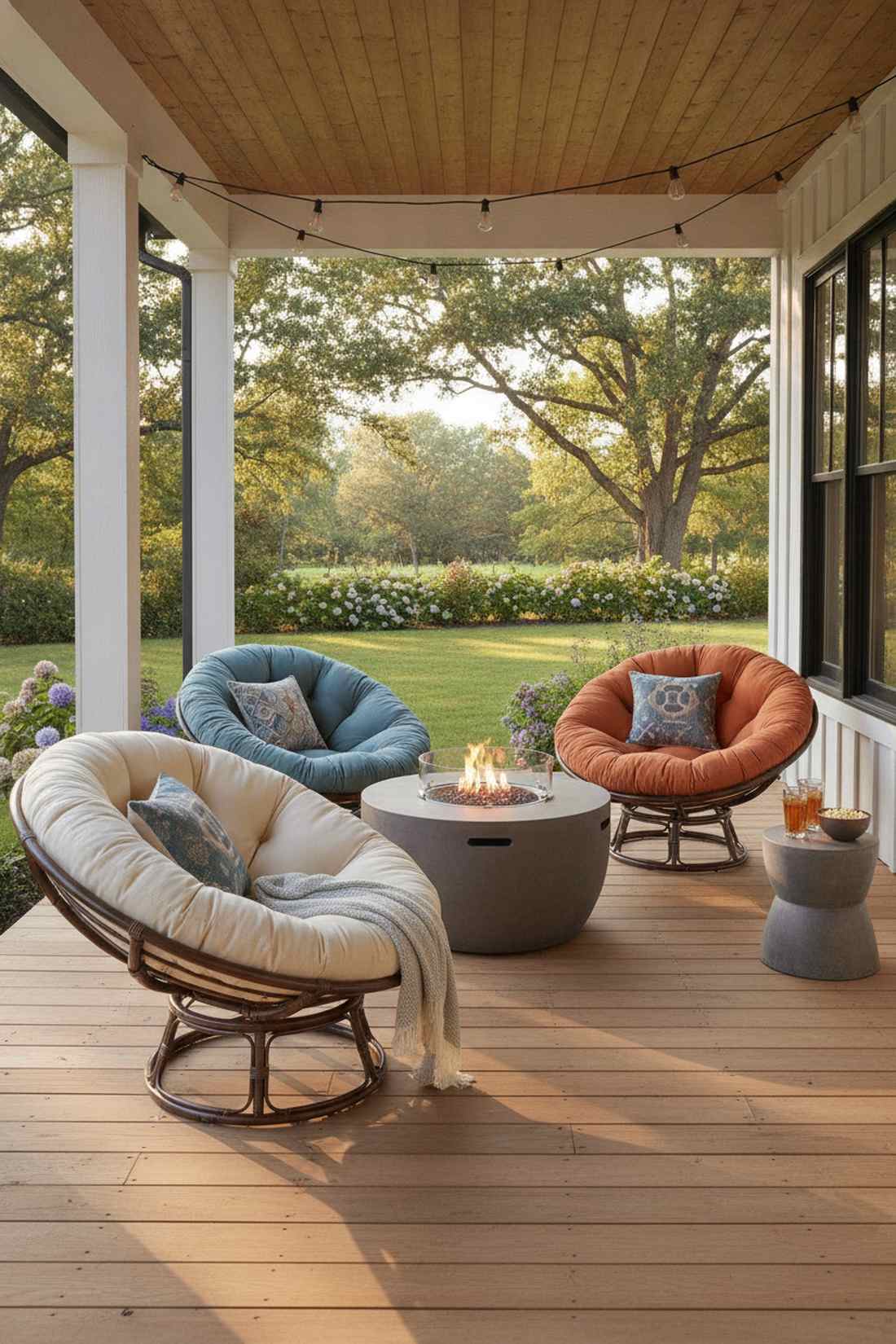 papasan chairs