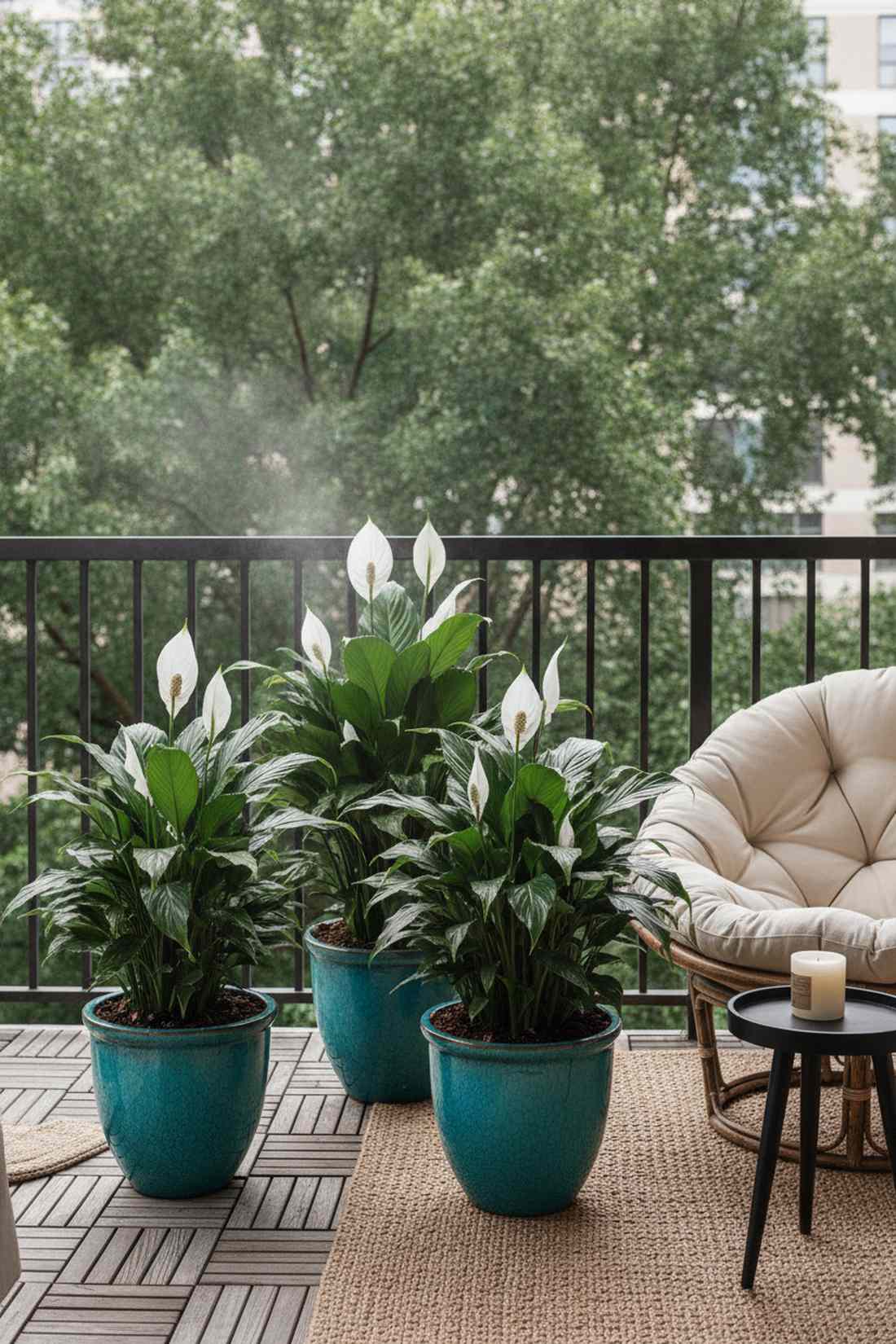 peace lily shade garden
