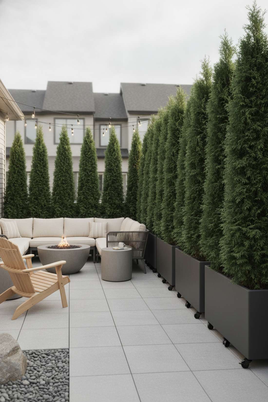 privacy screen hedge panels