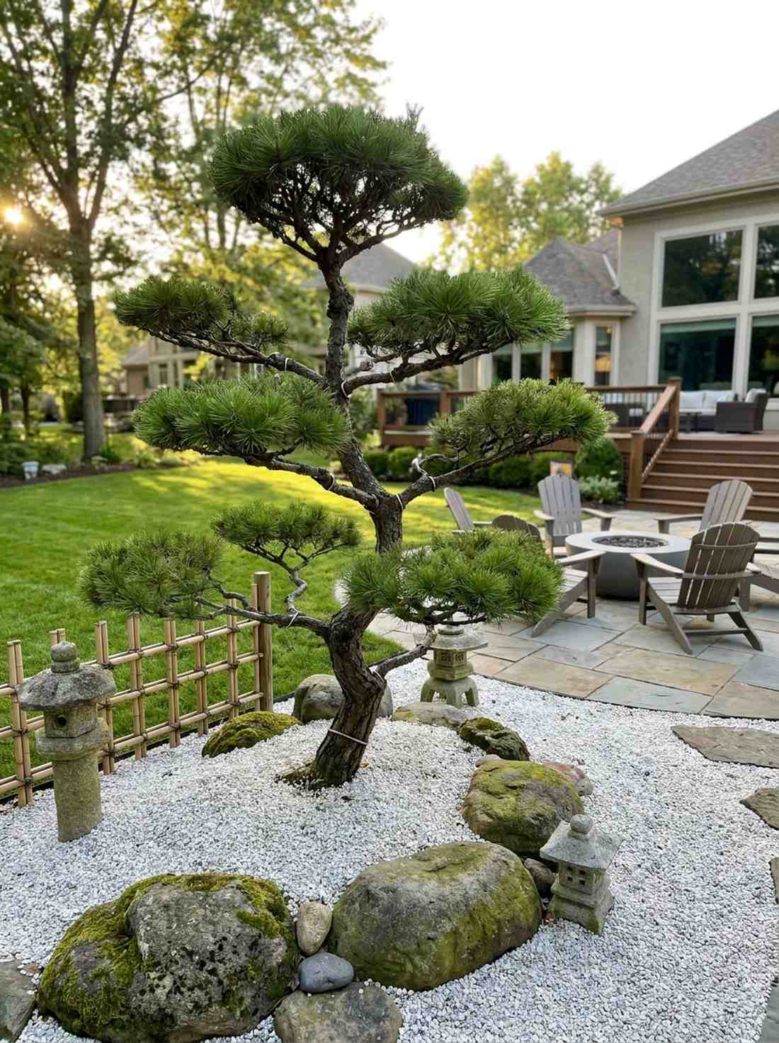 pruned pine cloud form