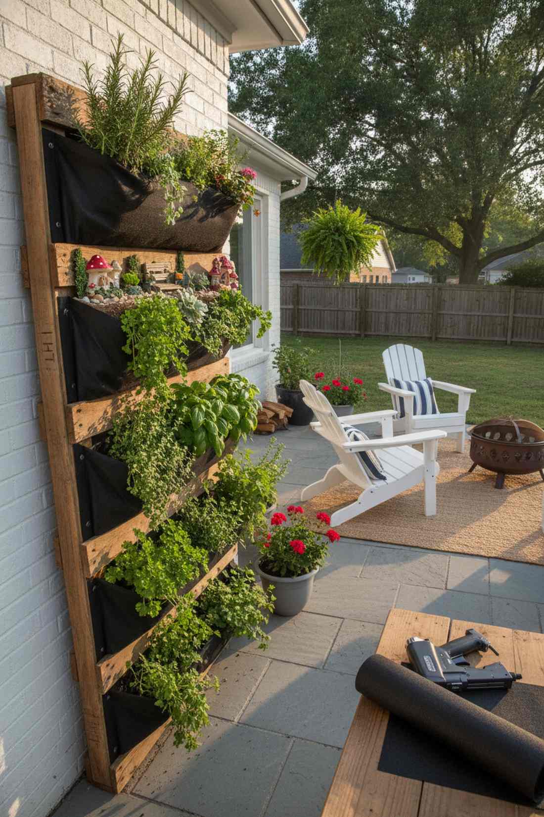 rain gutter vertical system