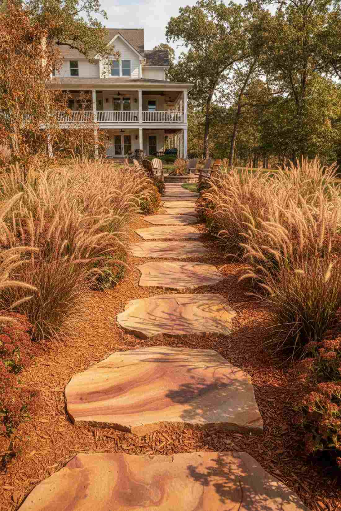 sandstone with iron oxide banding