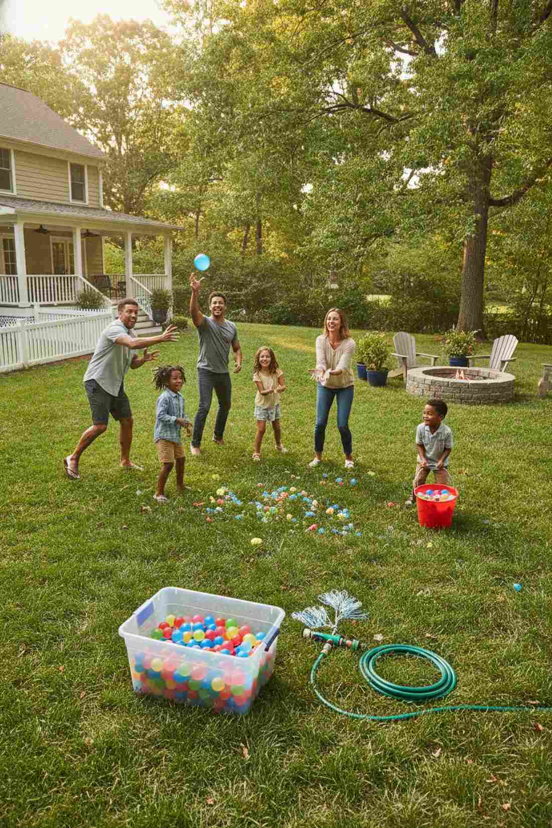 water balloon toss