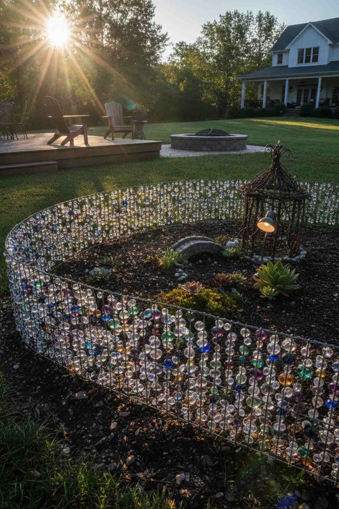 wire and bead fencing