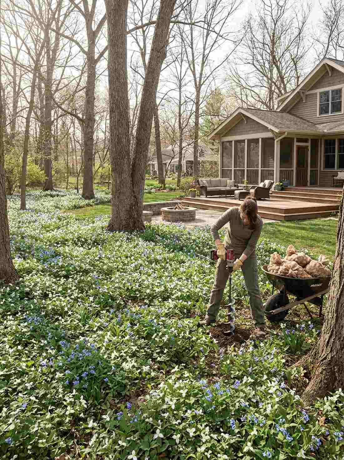 woodland wildflower layer