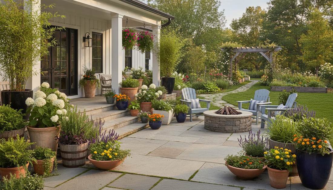 244 garden patio plants vertical