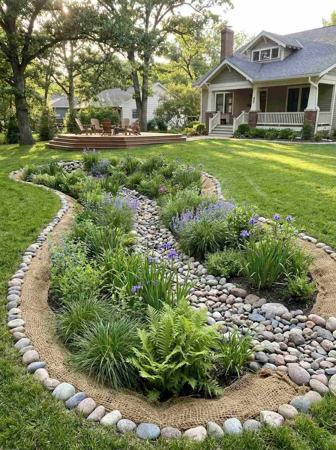 bioswale rain gardens
