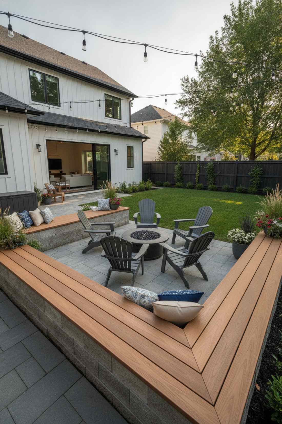 built in bench seating
