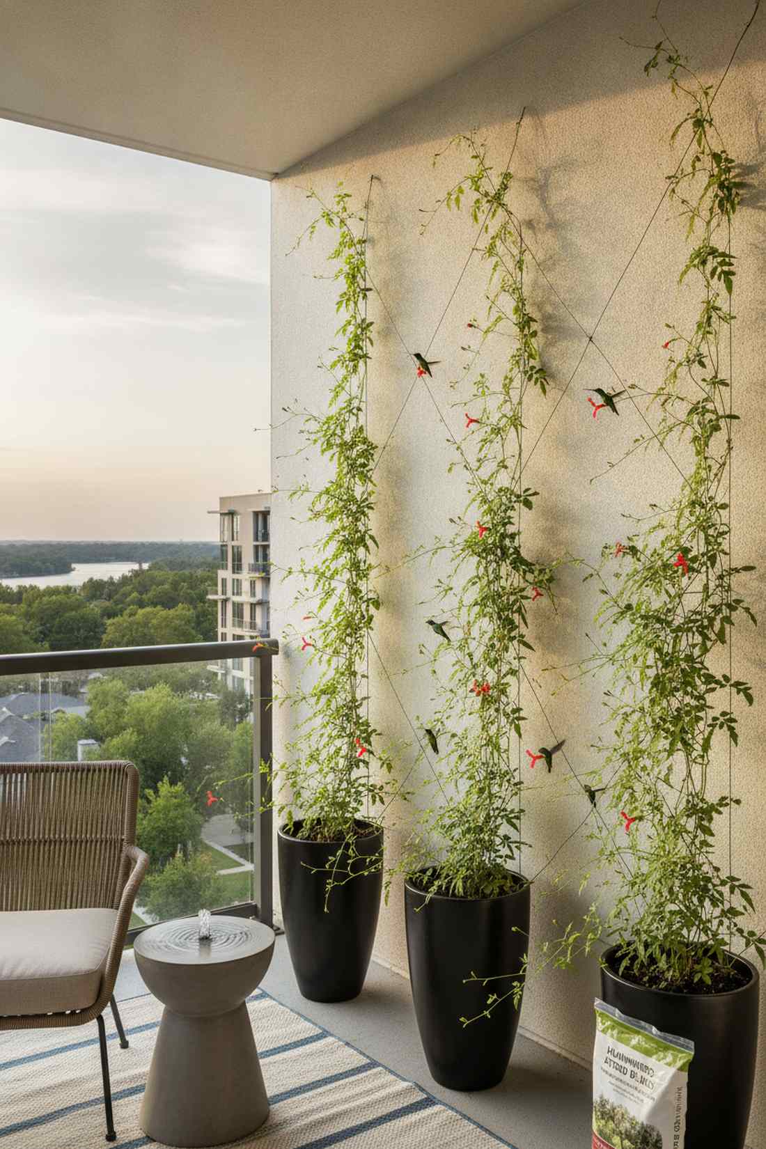 cardinal vine hummingbird magnet