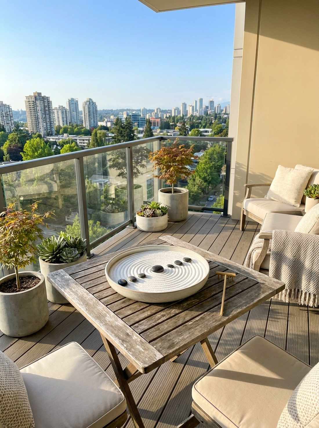 container zen garden for patio