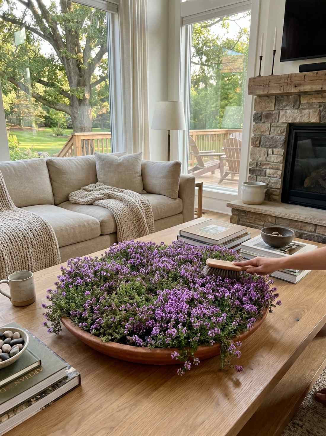 creeping thyme ground cover tray