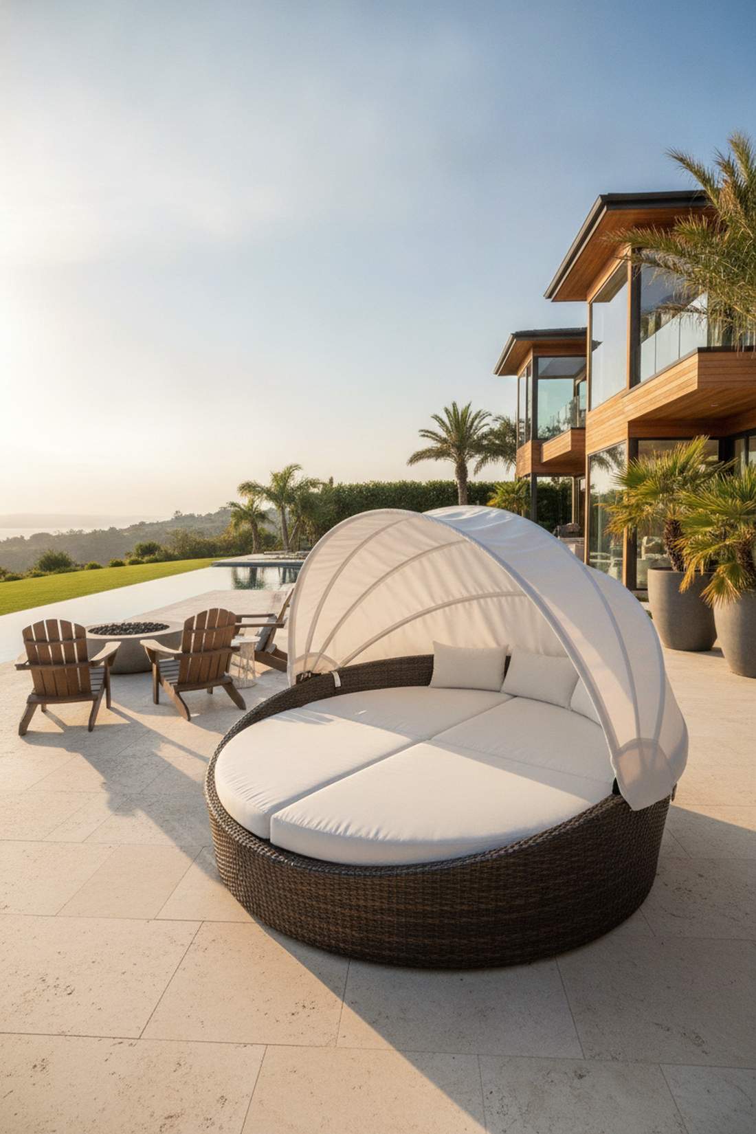 daybed with retractable canopy