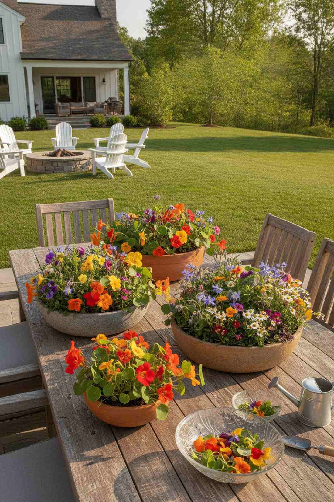 edible flower cutting garden